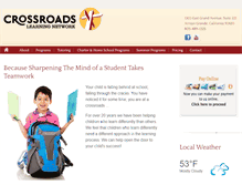Tablet Screenshot of crossroadslearning.com